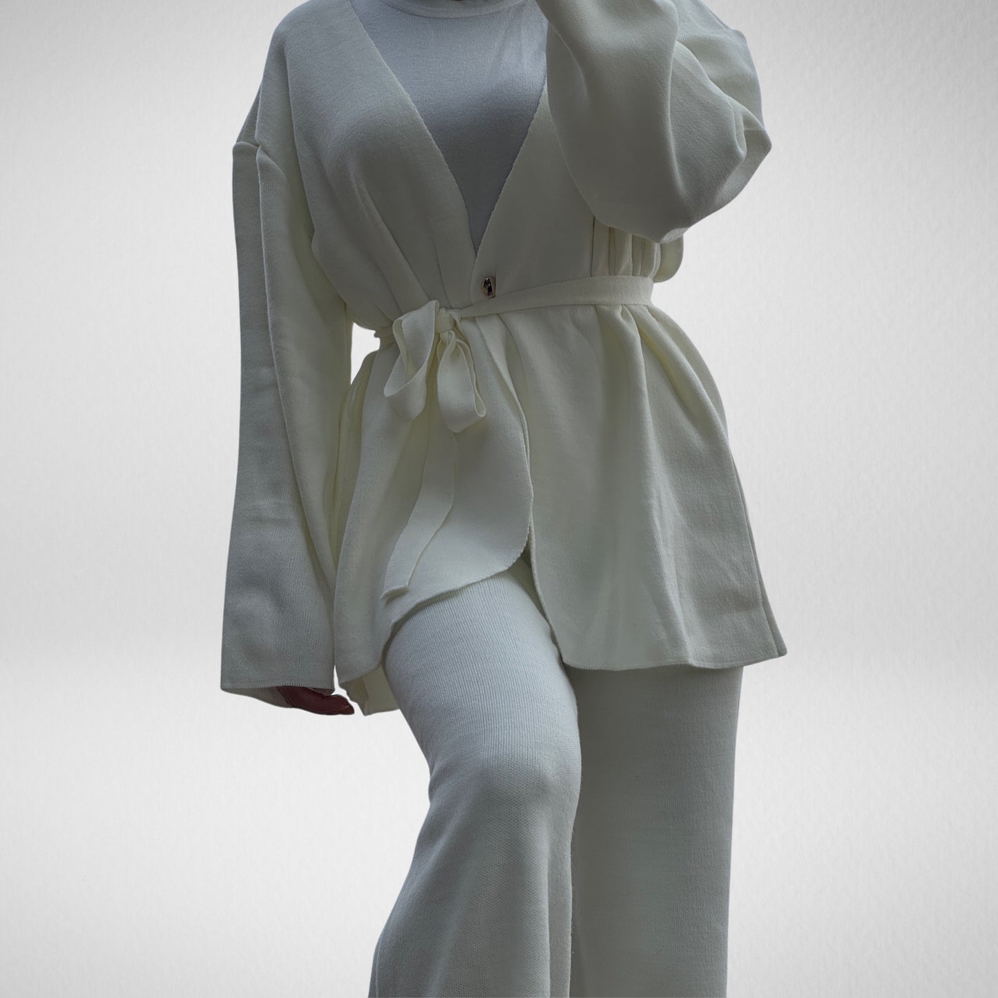 Chunky & Chick Cardigan - Creme