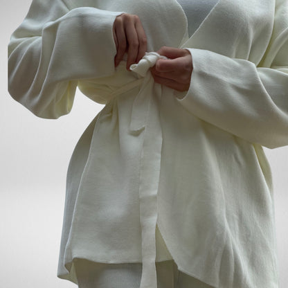 Chunky & Chick Cardigan - Creme